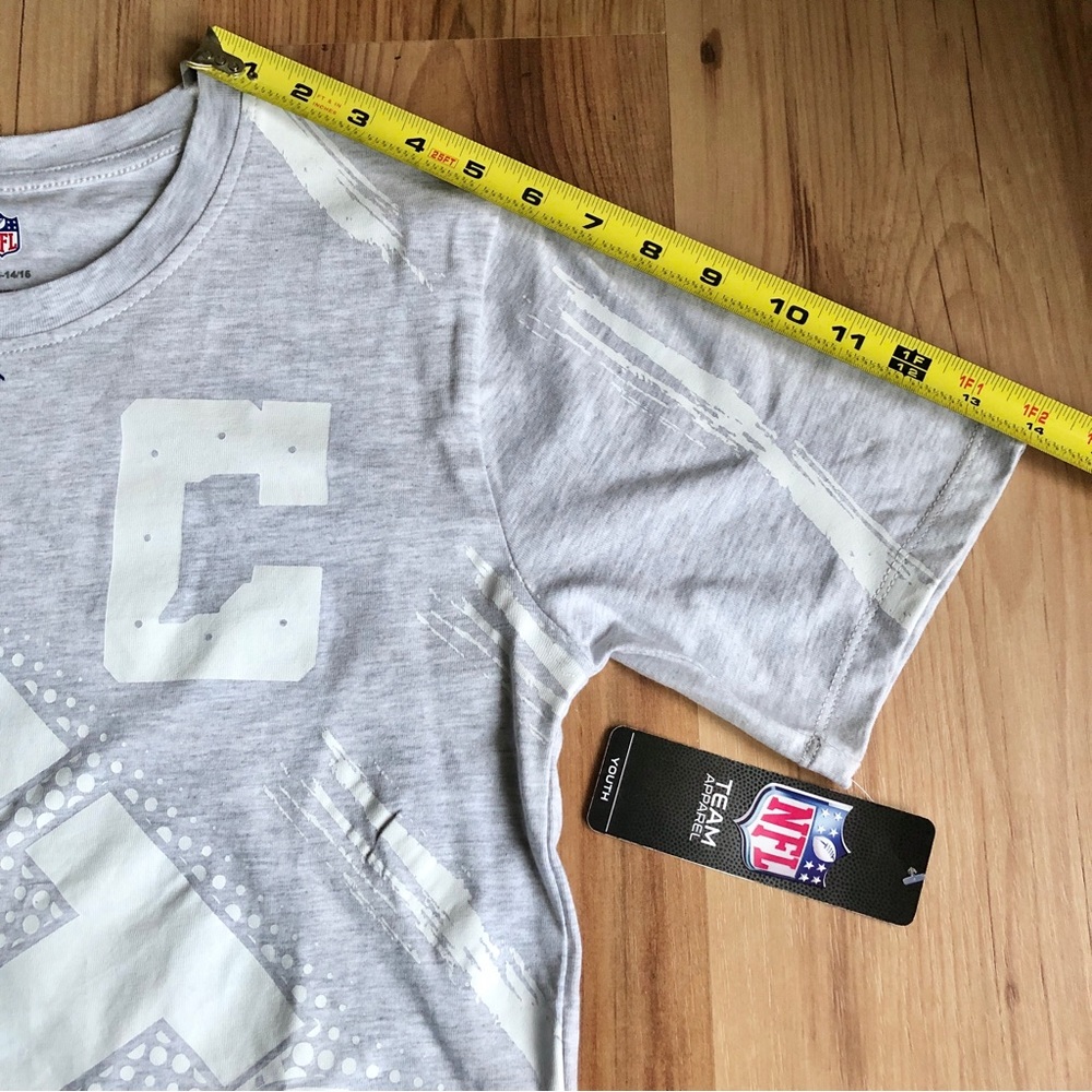 NEW NFL Indianapolis Colts Overload T Shirt Gray LARGE 14-16 Youth UNISEX Girl’s - Picture 8 of 16